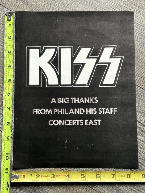 KISS Ad Alive Tour Big Thanks Concerts East Concert Promoter Vintage Kiss Aucoin