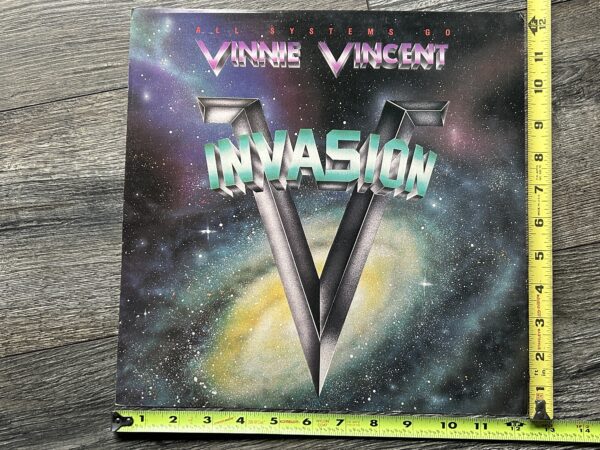 KISS Promo Flat Store Display VINNIE VINCENT INVASION All Systems Go Slaughter