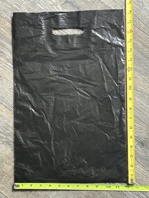 KISS Plastic Shopping Bag Black Silver Makeup Ikons Vintage Kiss Memorabilia - Image 2