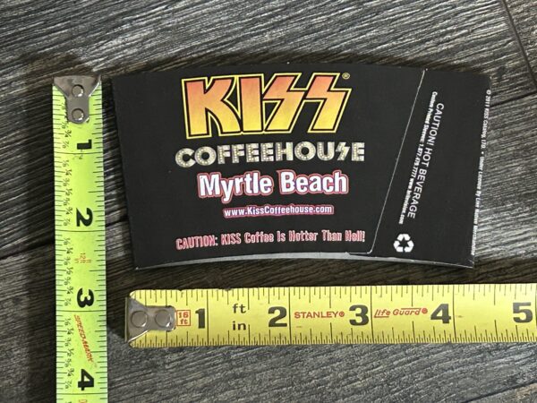 KISS Coffeehouse Rock And Roll Over Cup Sleeve 2011 Unused Vintage Memorabilia
