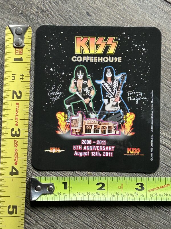 KISS Coffeehouse Magnet 5th Anniversary 2011 Vintage Kiss Thayer Eric Singer