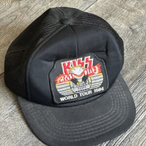 KISS Trucker Hat Lick It Up Tour 1984 Tank Patch UNWORN Vintage Kiss Memorabilia