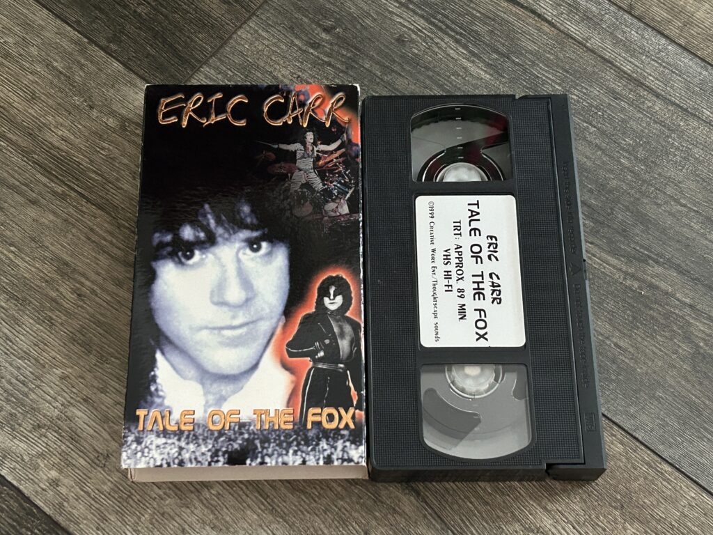KISS VHS Video Tape ERIC CARR Tale Of The Fox 1999 Vintage Kiss Memorabilia