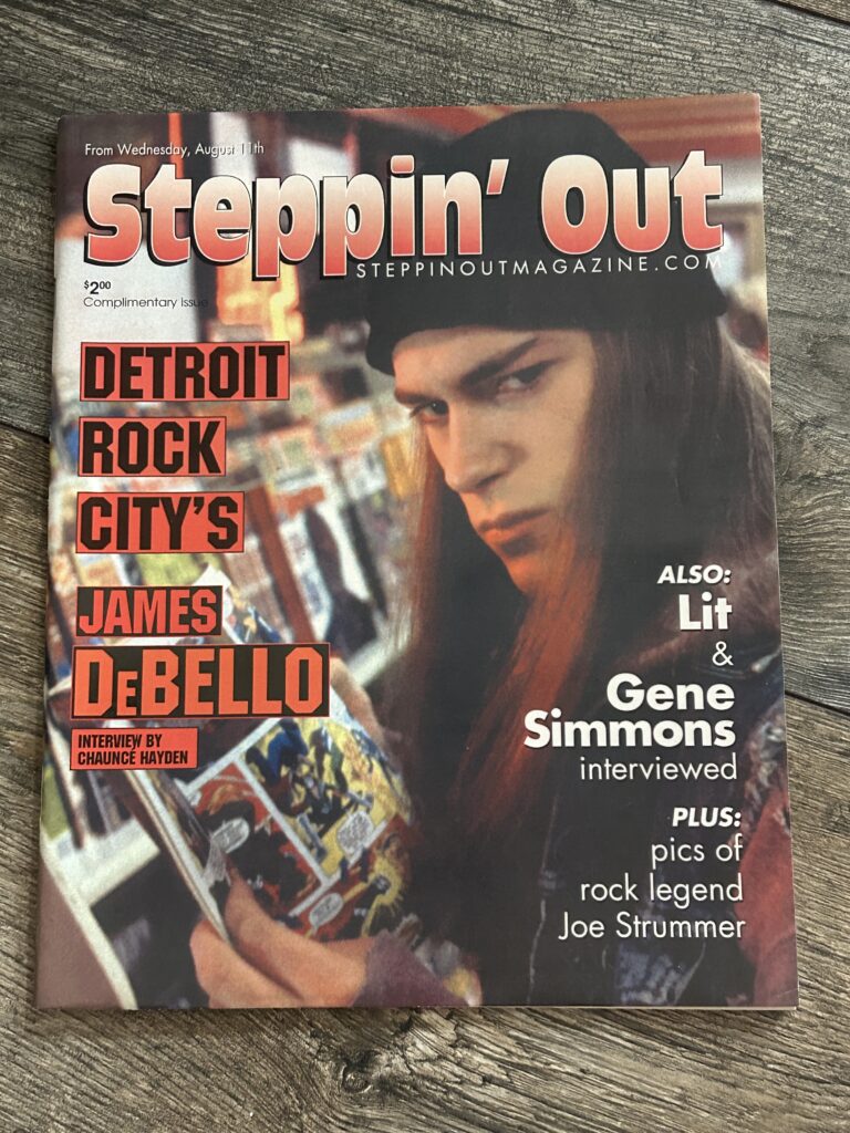 KISS Magazine Steppin Out Detroit Rock City Move Gene Simmons 1999 Vintage Kiss