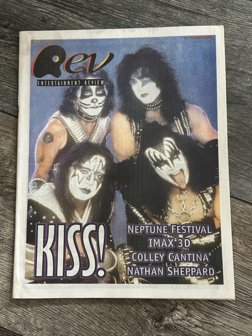 KISS Magazine Rev Reunion Tour Sept 1996 Virginia Area Vintage Kiss Memorabilia