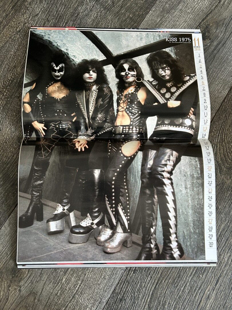 KISS Magazine BURRN Nov 2016 Vintage Kiss 1975 Centerfold Poster Japan Japanese - Image 4
