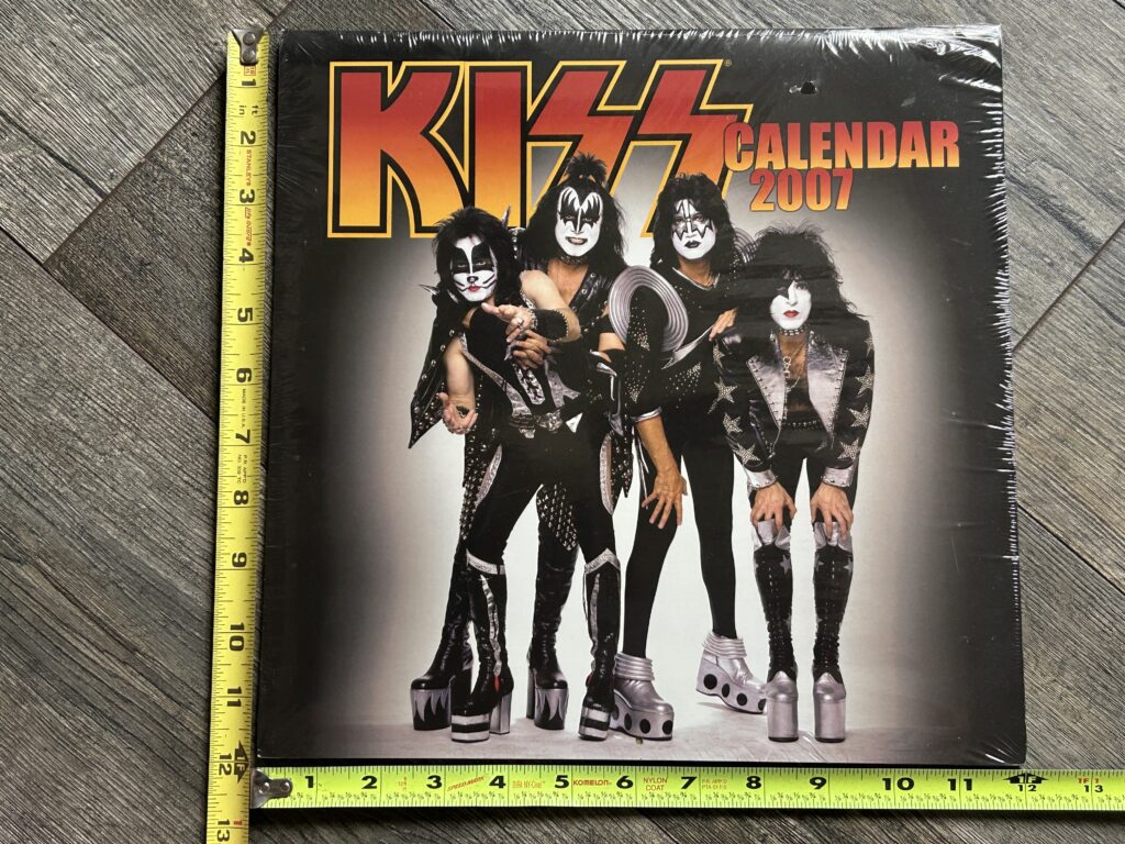 KISS Calendar 2007 SEALED Rock The Nation Concert Tour Vintage Kiss Memorabilia