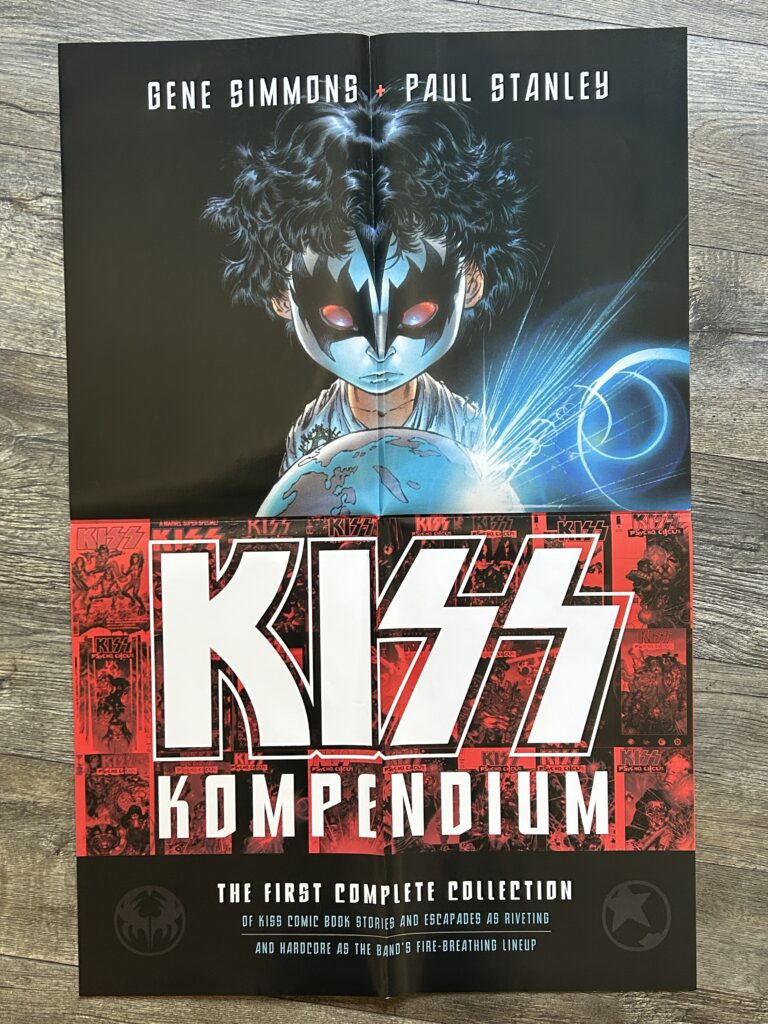KISS Poster Promo Kiss Kompendium Book Graphic Novel Comic History Vintage Kiss