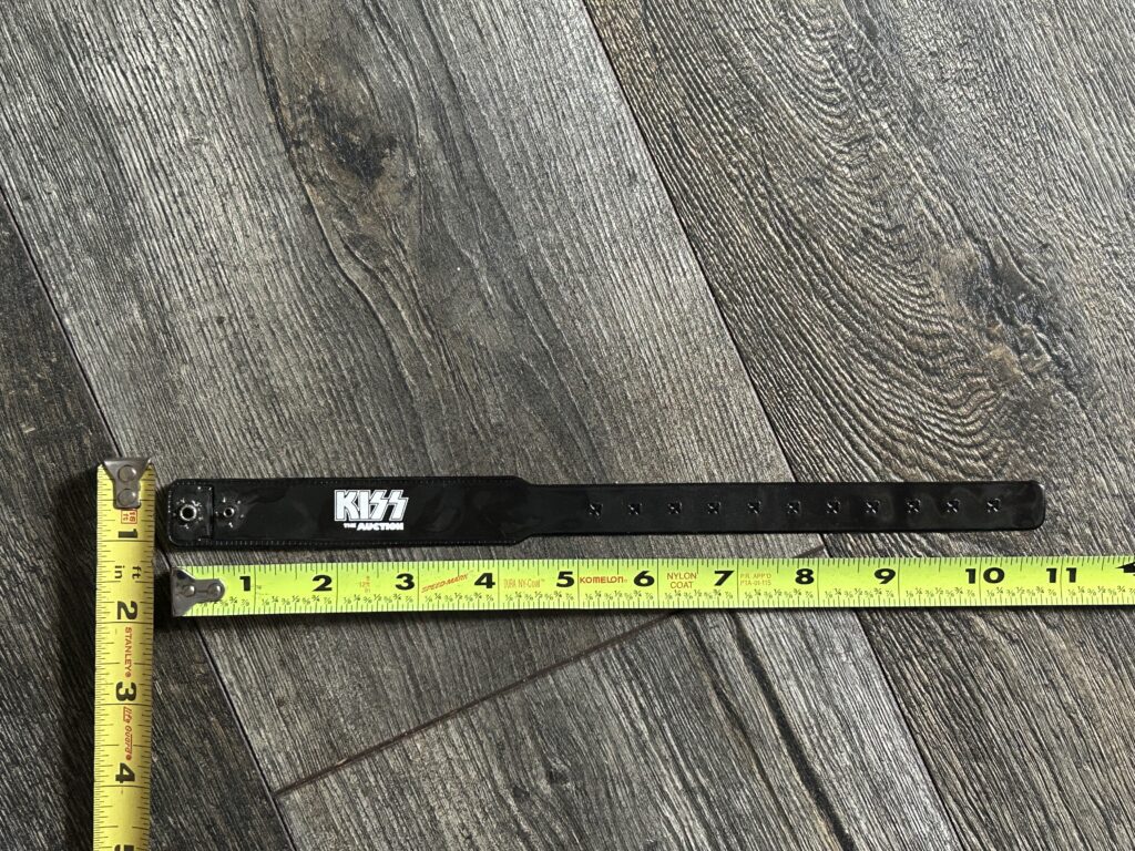 KISS Wristband Kiss The Auction Butterfields 2000 White 11" UNUSED Vintage Kiss