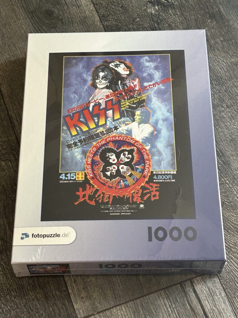 KISS Jigsaw Puzzle Kiss Meets The Phantom Japan Sealed Vintage Kiss Memorabilia