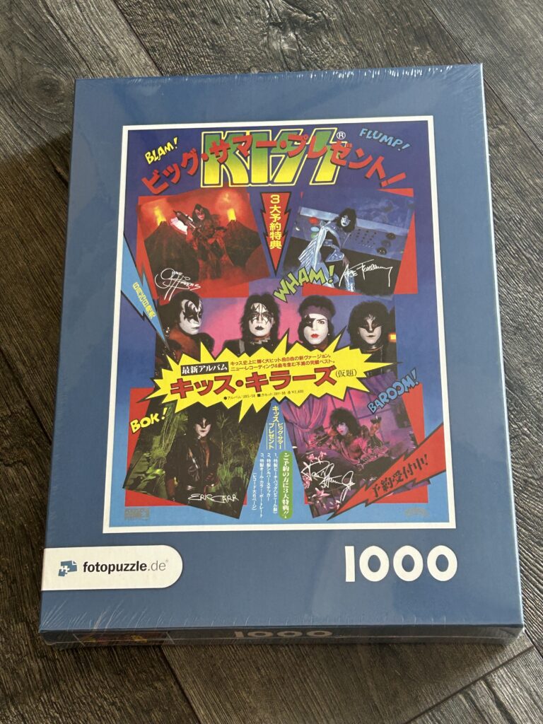 KISS Jigsaw Puzzle Kiss The Elder Japan 1000pc Sealed Vintage Kiss Memorabilia