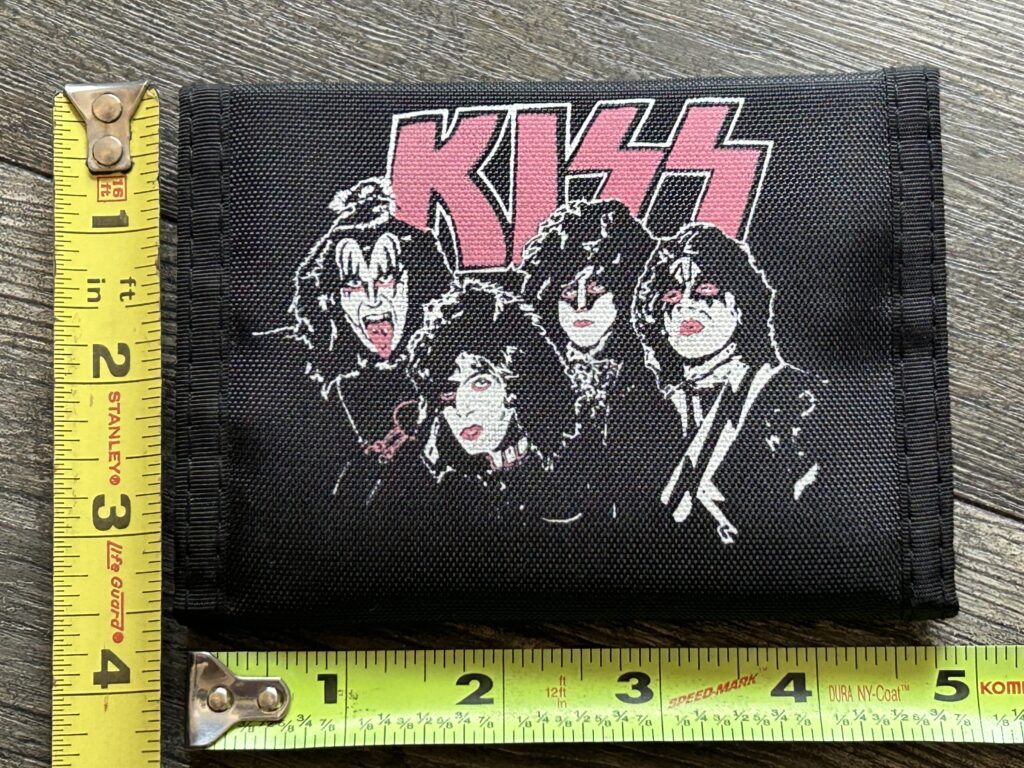 KISS Wallet Trifold Nylon Creatures Of The Night Unused Vintage Kiss Memorabilia