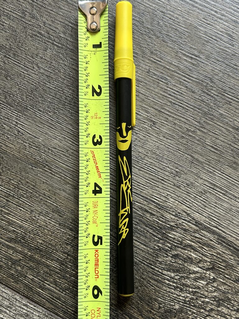 KISS Ballpoint Pen ERIC CARR The Fox UNUSED Vintage Kiss Memorabilia