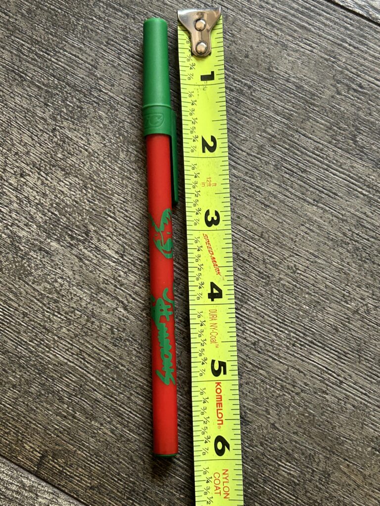 KISS Ballpoint Pen GENE SIMMONS Demon Red Green Variant Vintage Kiss Memorabilia