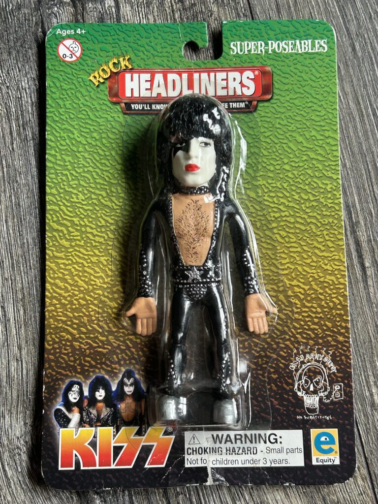 KISS Figure Headliners Super Poseable PAUL STANLEY 2000 Vintage Kiss Memorabilia