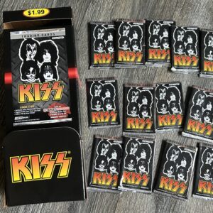 KISS Card Store Display Dispenser Box Press Pass Ikons Target w/ Wrappers 2009