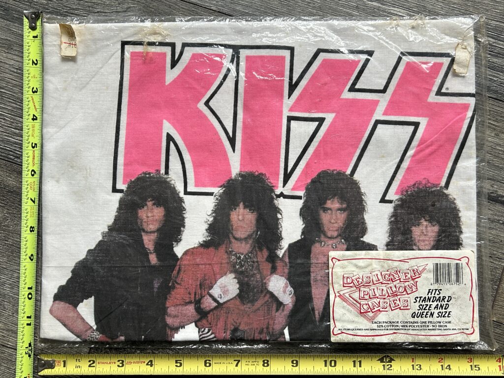 KISS Pillow Case Animalize SEALED Eric Carr Kulick Vintage Kiss Memorabilia