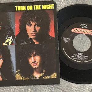 KISS Vinyl 7" 45 Turn On The Night Hell High Water Vintage Kiss Carr Kulick B