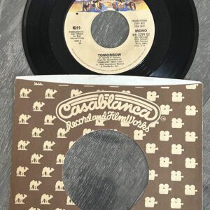 KISS Vinyl 7" 45 Tomorrow PROMO NB 2299 1980 USA Vintage Kiss Aucoin Unmasked