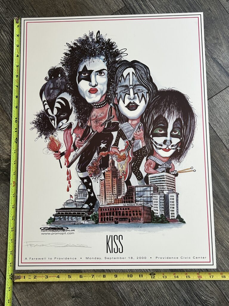KISS Concert Poster Farewell Tour Providence Sept 18 Frank Galasso Art Signed
