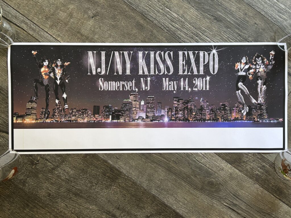 KISS Poster NY NJ Kiss Expo 2011 Vintage Kiss Convention Memorabilia Destroyer
