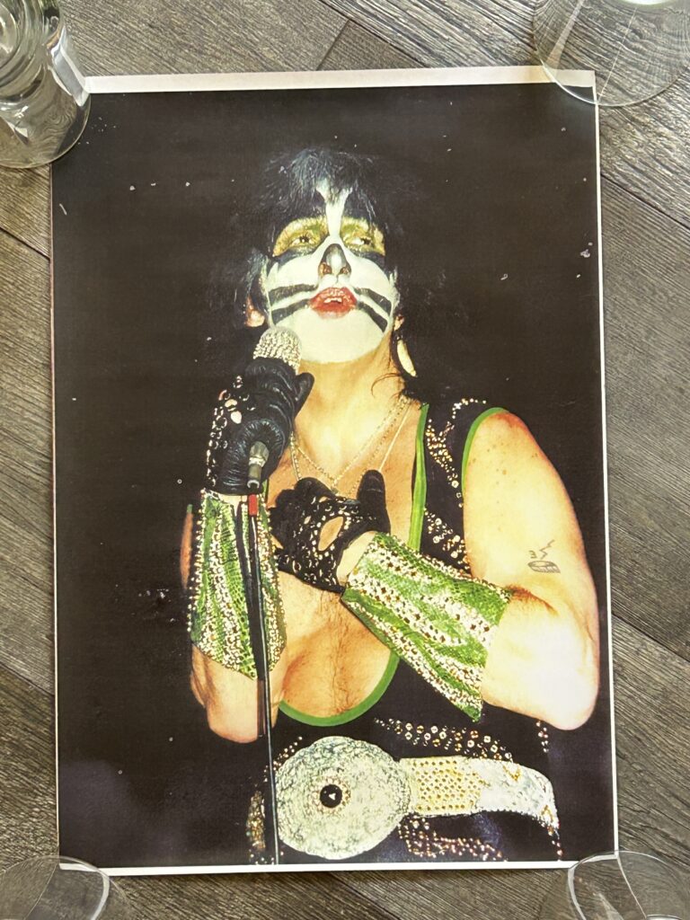 KISS Poster Dynasty Tour Peter Criss Beth MSG NYC 11x16 Vintage Kiss Custom Made