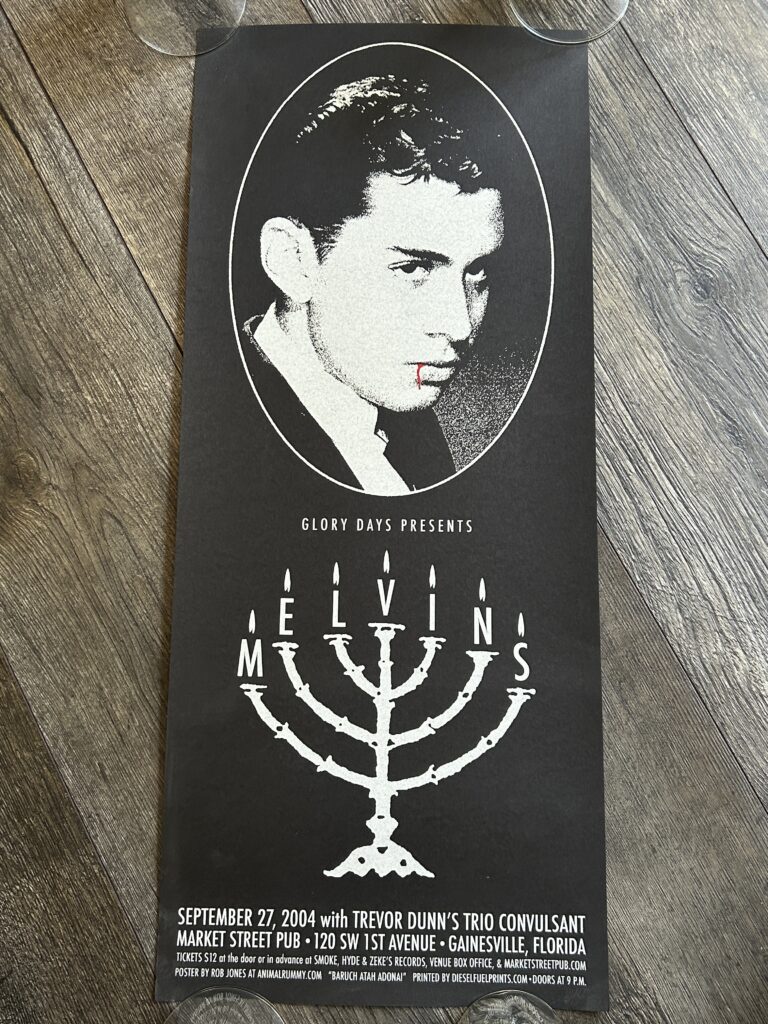 The Melvins Concert Poster KISS GENE SIMMONS 2004 Florida 11x26 Vintage Kiss