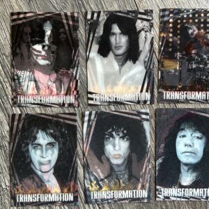 KISS Card Set Transformation Lenticular 1-6 Press Pass 360 Degrees Vintage Kiss