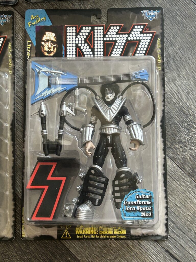 KISS McFarlane Ultra Figure Set ACE FREHLEY BLACK ROCKETS VARIANT Vintage Kiss