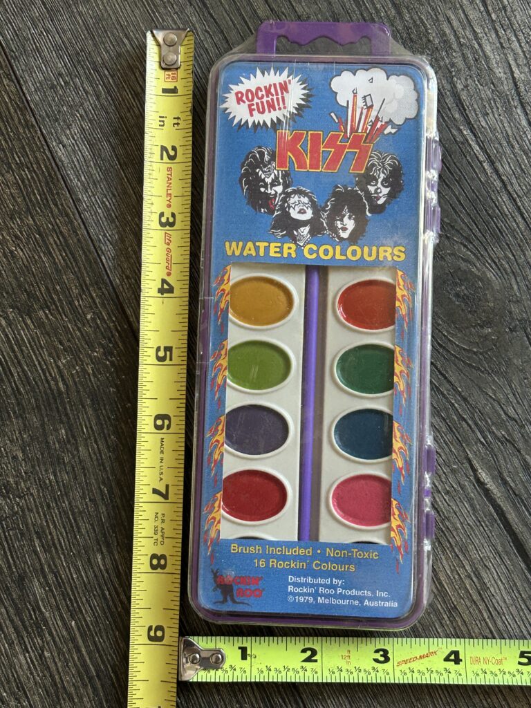 KISS Watercolor Set Purple Case Sealed Australia Vintage Kiss Memorabilia Aucoin
