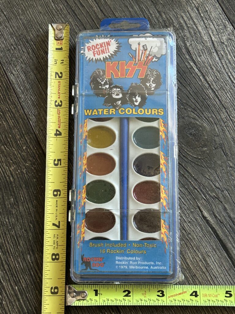 KISS Watercolor Set Blue Case Sealed Australia Vintage Kiss Memorabilia Aucoin