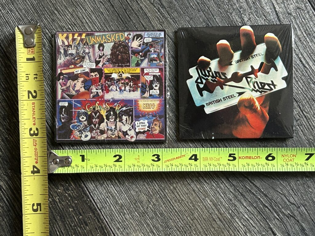KISS Chu Bops Unmasked Mini Gum Vinyl Album Shrinkwrap 1980 Vintage Kiss Aucoin