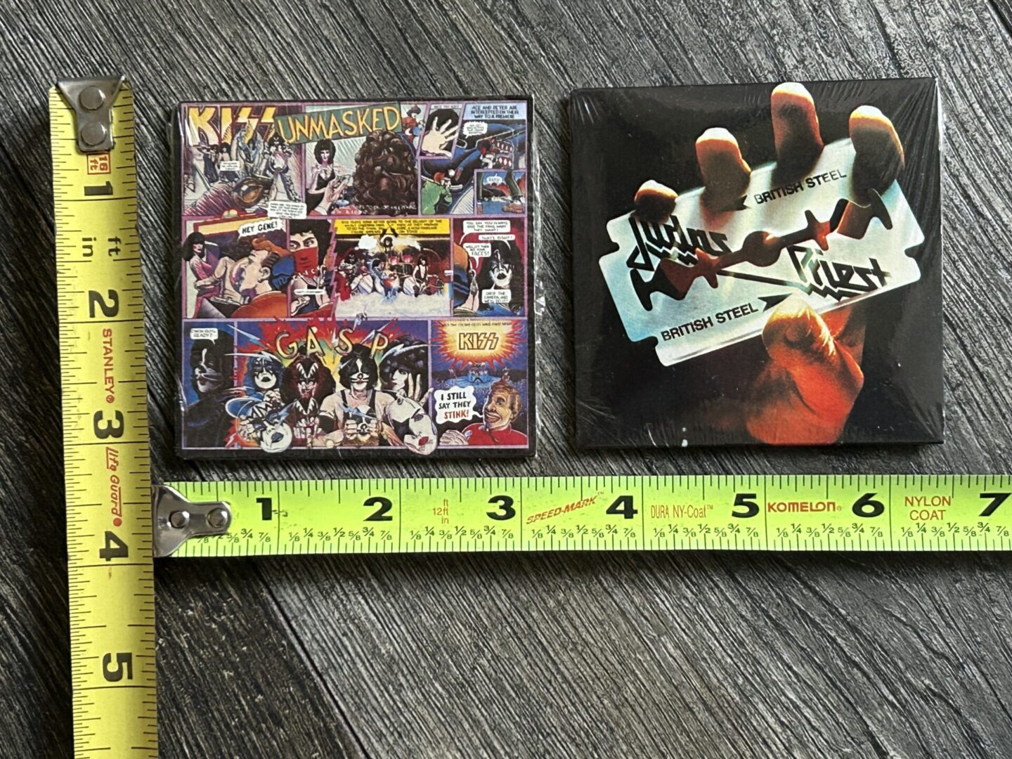 KISS Chu Bops Unmasked Mini Gum Vinyl Album Shrinkwrap 1980 Vintage Kiss Aucoin