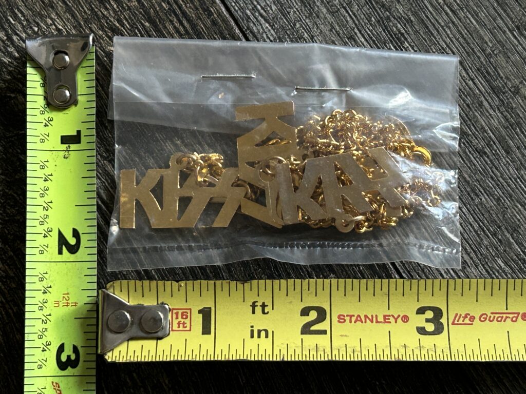 KISS Gumball Machine Gold Logo Bracelet 4pc Pack Vintage Kiss Memorabilia Aucoin