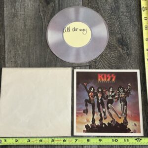 KISS Destroyer Record Greeting Card All The Way Vintage Kiss Memorabilia Aucoin