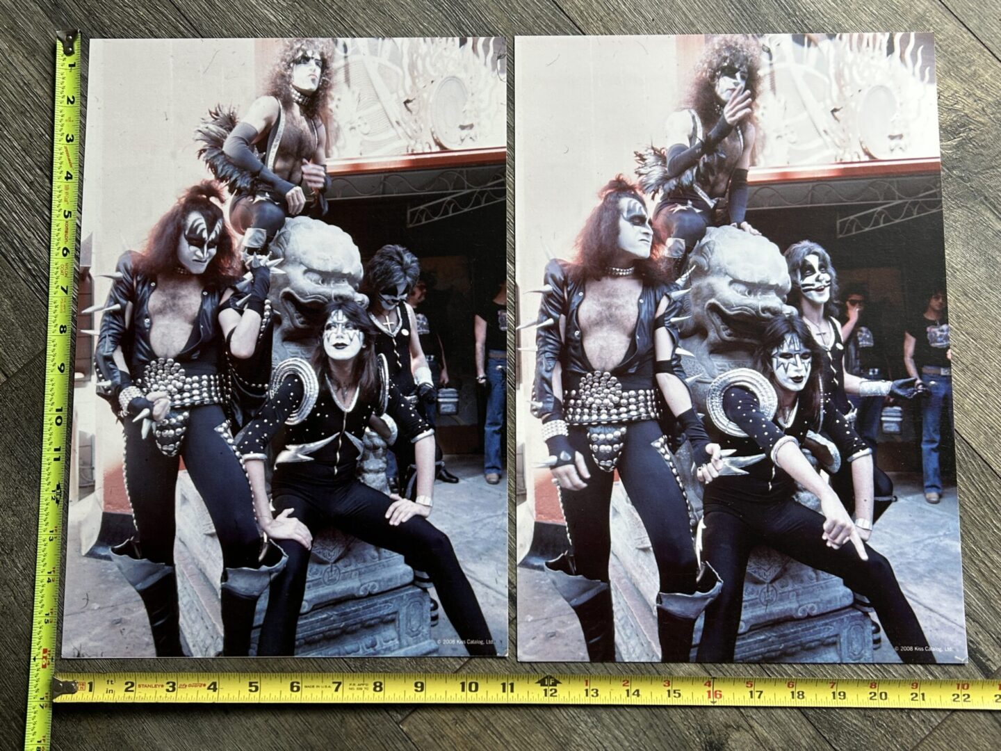 KISS Photo 11x16 Lot Official Kiss Catalog 2008 Graumans Vintage Kiss Aucoin Era