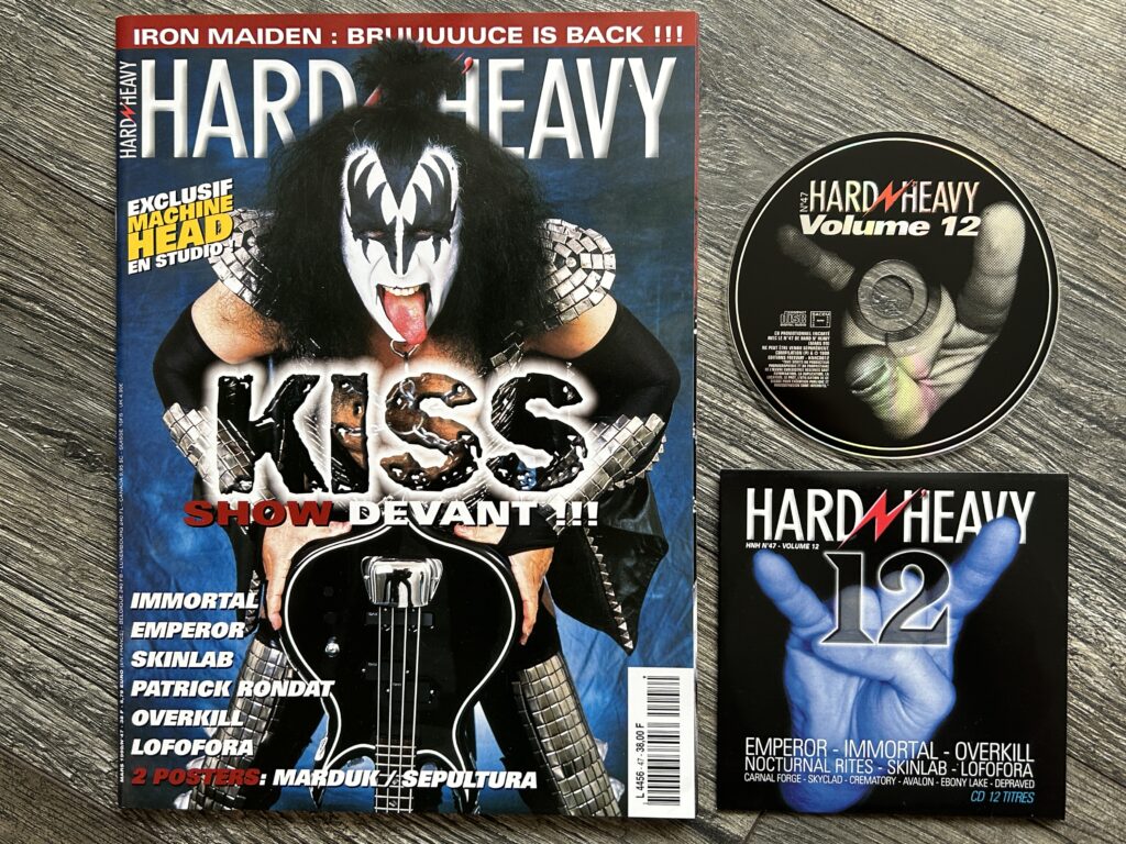 KISS Magazine Hard & Heavy 1999 CD France Vintage Kiss Concert Ad Psycho Circus
