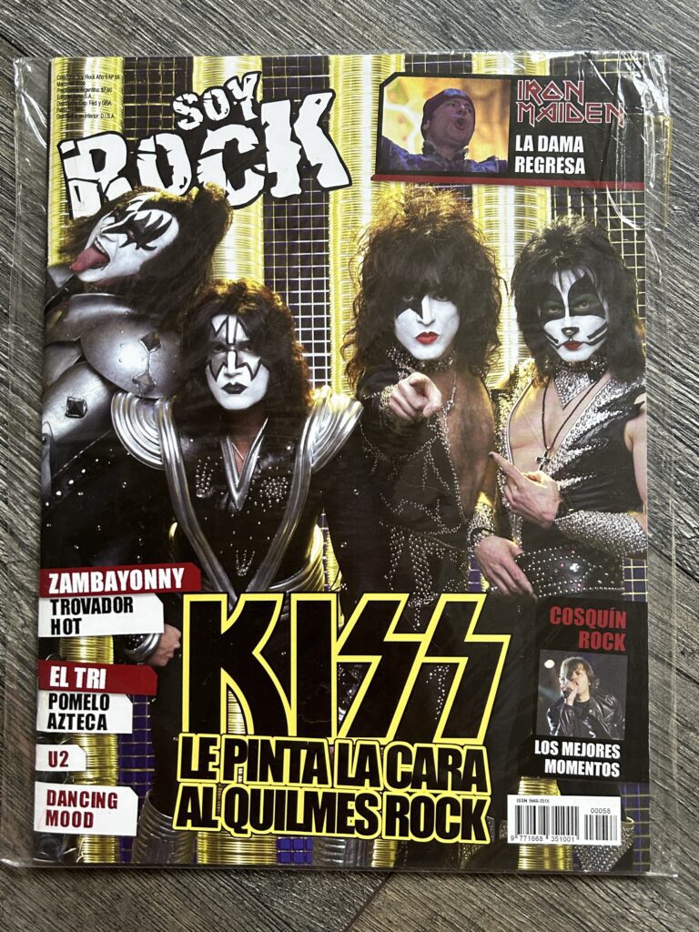 KISS Magazine Soy Rock #58 March 2009 SEALED Argentina Vintage Kiss Memorabilia