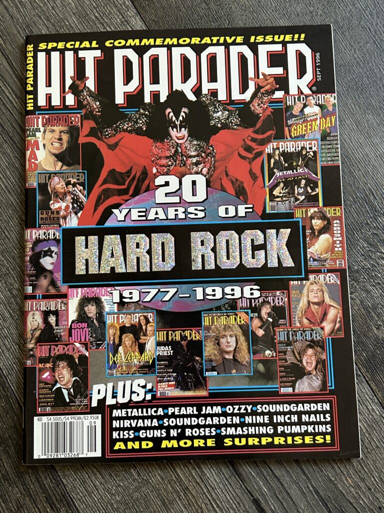 KISS Magazine Hit Parader Sept 1996 Kiss Poster Vintage Kiss Memorabilia