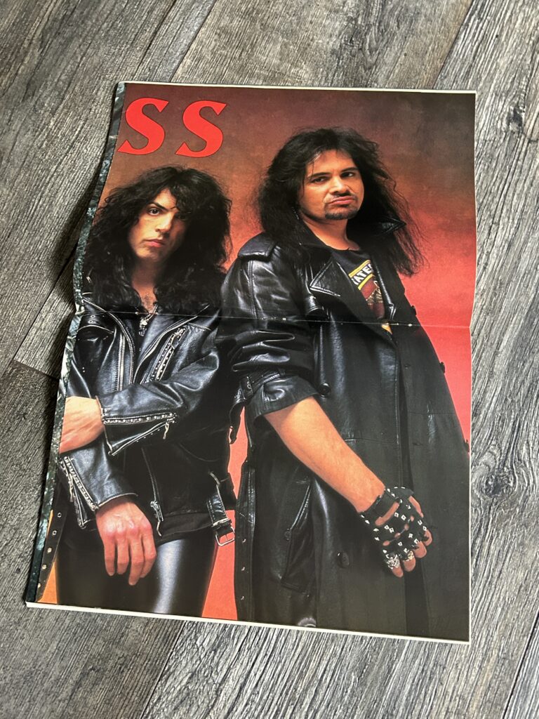 Kiss Centerfold Poster Revenge RIP Magazine 1993 Black Crowes Alice In Chains