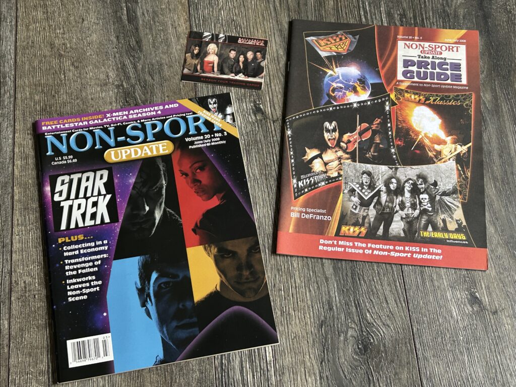 KISS Magazine Non Sport Update Kiss Press Pass Cards Vintage Kiss Memorabilia