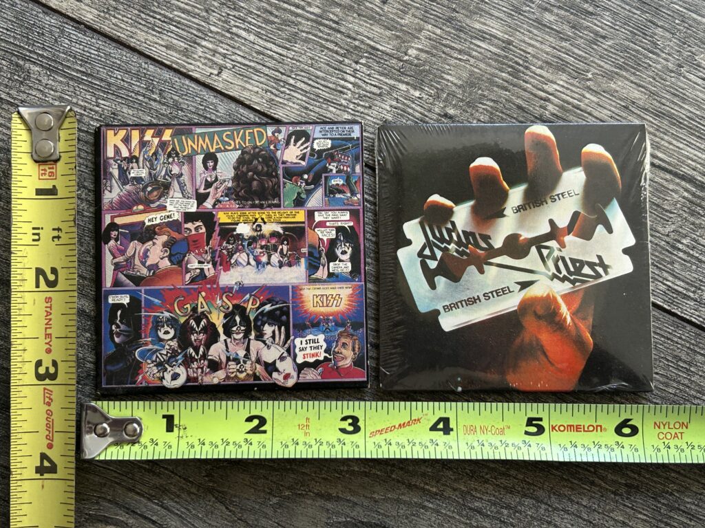 KISS Chu Bops Unmasked Mini Gum Vinyl Album 1980 Vintage Kiss Aucoin Memorabilia