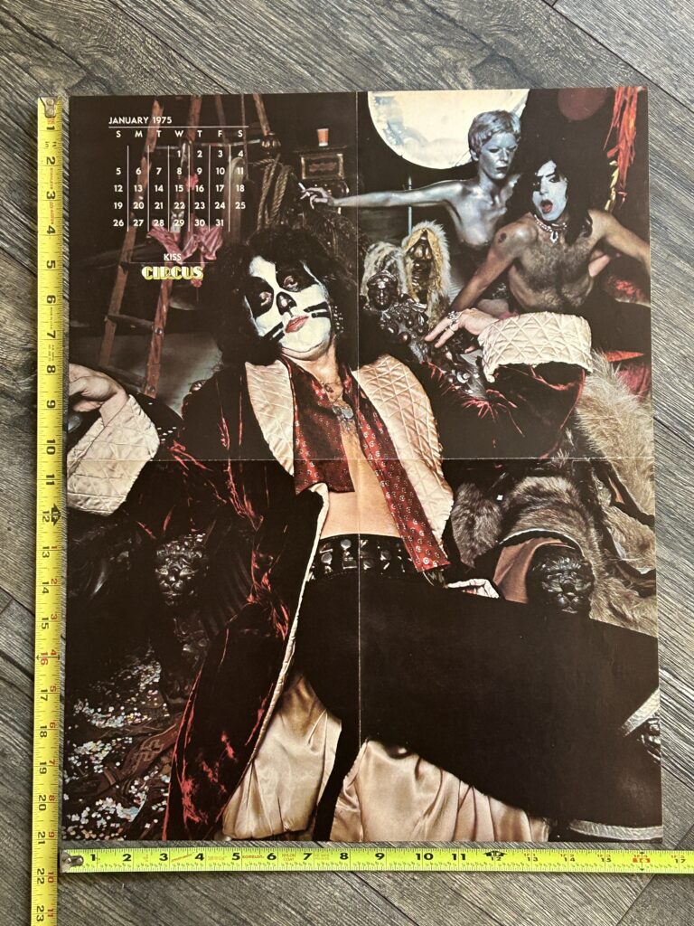 KISS Poster Centerfold Peter Criss Hotter Than Hell Session Vintage Kiss Aucoin