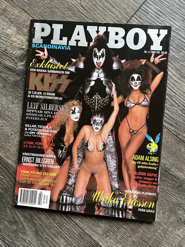 KISS Magazine Playboy 1999 Sweden Scandanavia The Girls Of Kiss Vintage Kiss