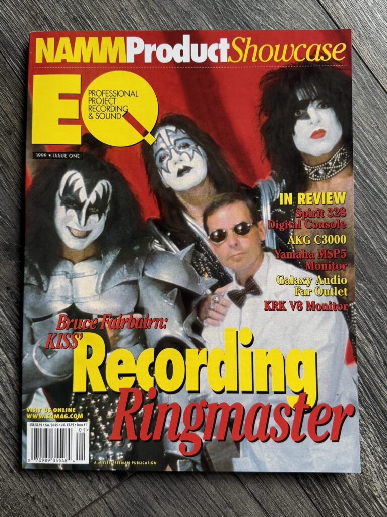 KISS Magazine EQ #1 1999 Psycho Circus Bruce Fairbairn Vintage Kiss Memorabilia