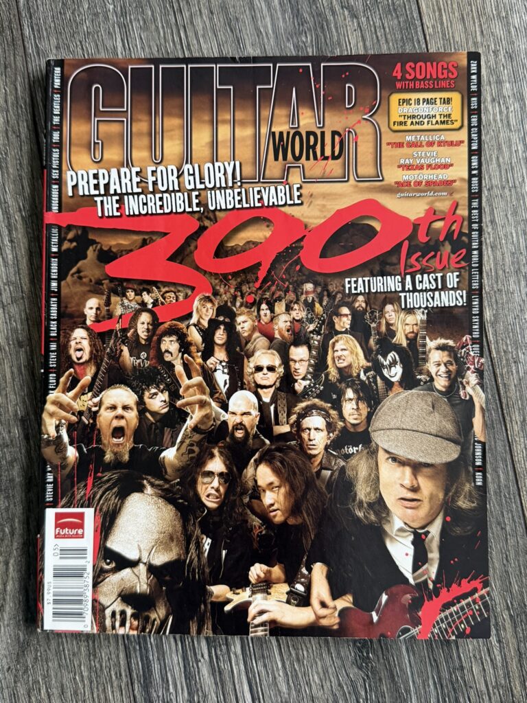 KISS Magazine Guitar World May 2008 Vintage Kiss 300th Issue Hard Rock Metal