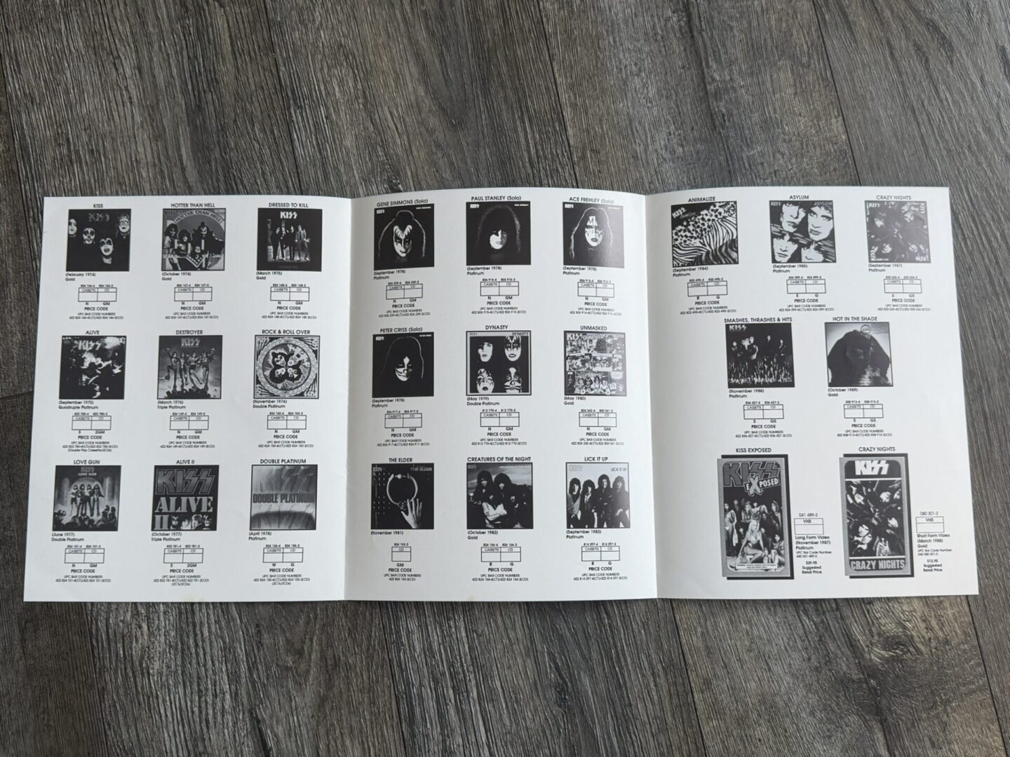 KISS Brochure Hot In The Shade Concert Tour Polygram Sales Event Vintage Kiss - Image 3