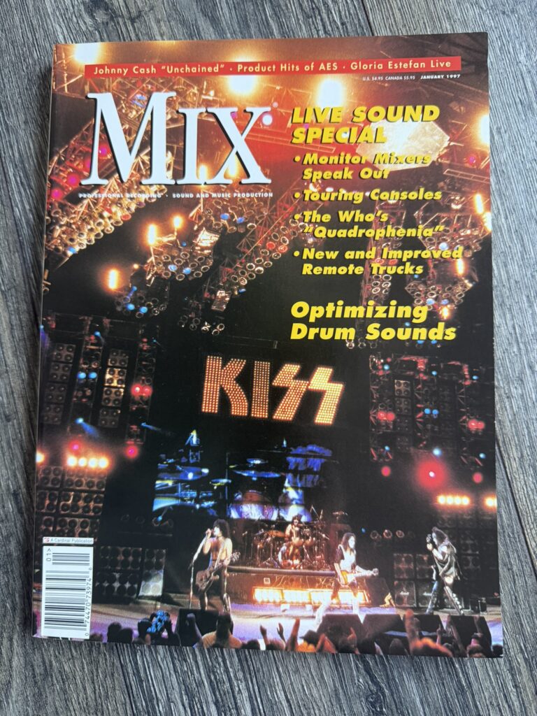 KISS Magazine Mix Jan 1997 Alive Reunion Concert Tour Vintage Kiss Memorabilia