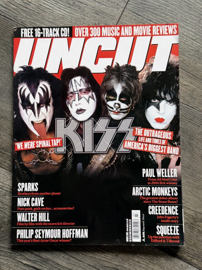 KISS Magazine Uncut Magazine UK March 2006 w/o CD Vintage Kiss Memorabilia