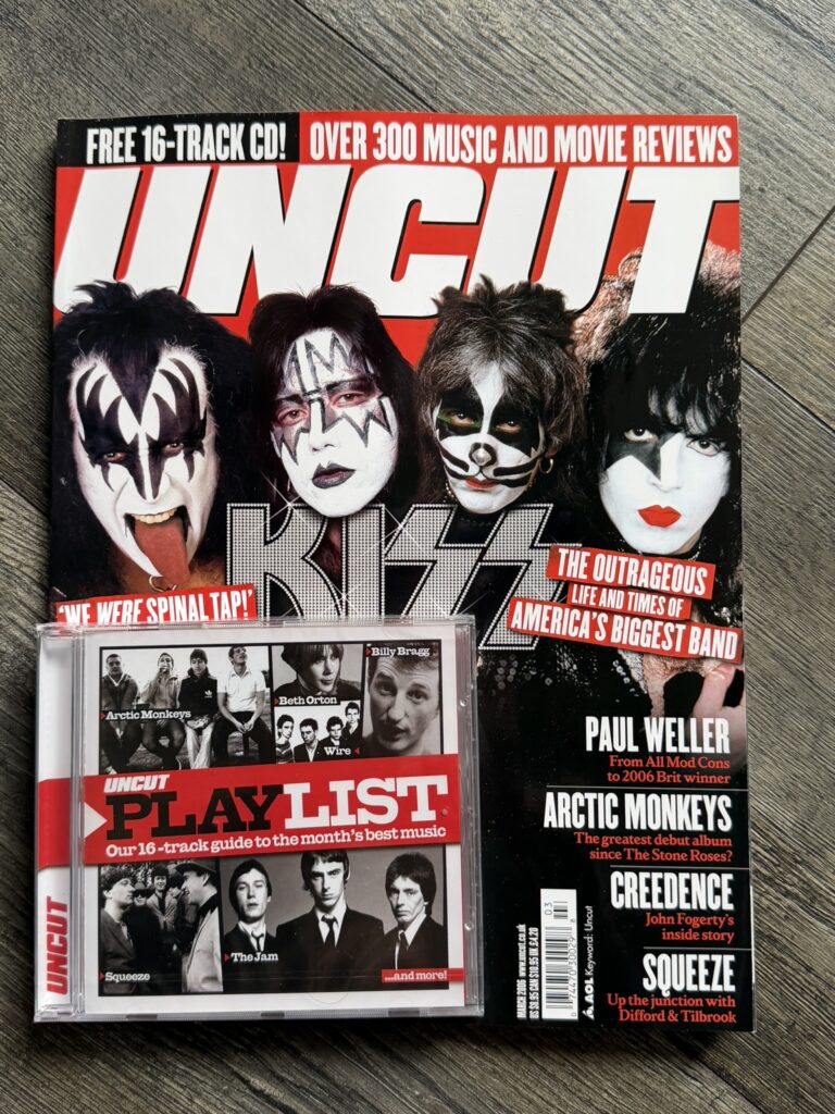 KISS Magazine Uncut Magazine UK March 2006 w/ CD UNREAD Vintage Kiss Memorabilia